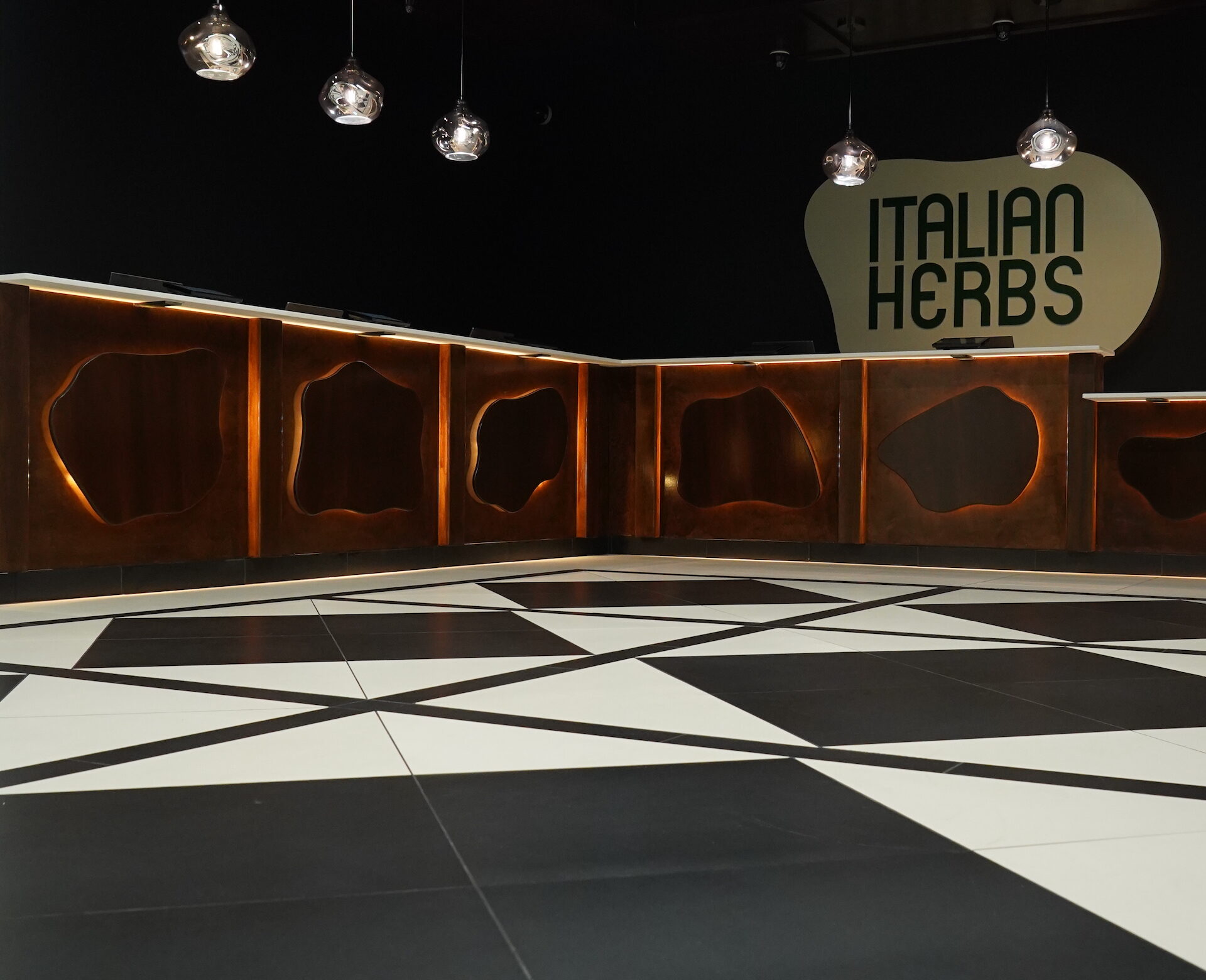 The retail space at Italian Herbs